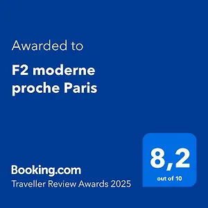F2 Moderne Proche Paris Apartamento